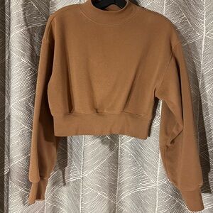Forever 21 Mocha Cropped Sweater